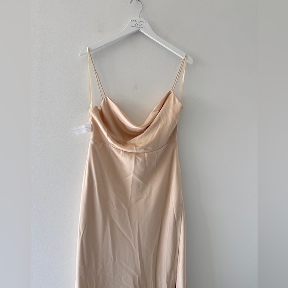FAME & PARTNERS NWT Champagne Gown 12 - Picture 7 of 10